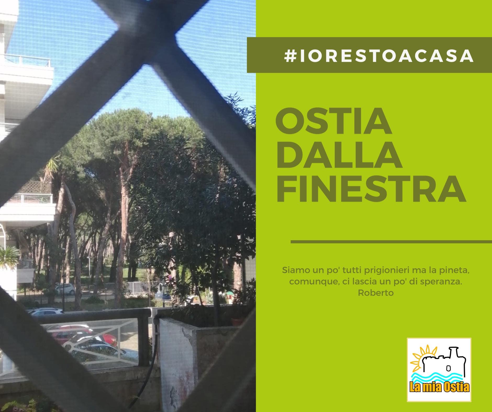 Ostia dalla finestra: mese di marzo